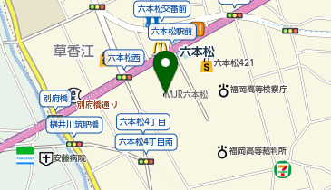 すき家 六本松駅前店の地図画像