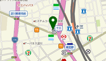 鶏づくし縁 十三店の地図画像