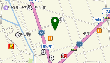 まぐろ食堂の地図画像