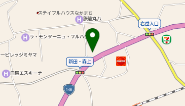 ステーキハウスパシモン 長野白馬店の地図画像