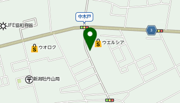 尾田ホルモン店の地図画像