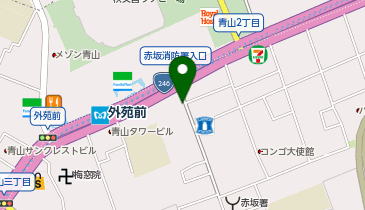 米田中の地図画像