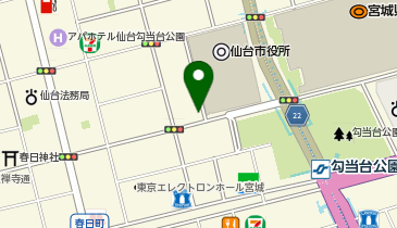 Dione(ディオーネ) 仙台店の地図画像