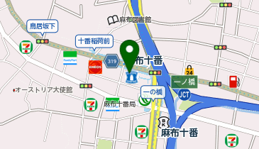 Dione(ディオーネ) 麻布十番店の地図画像