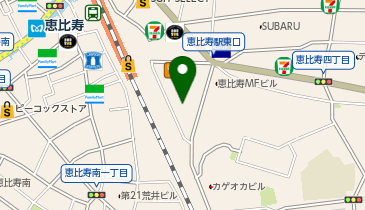 Dione(ディオーネ) 恵比寿駅前店の地図画像