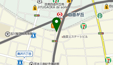 Dione(ディオーネ) 自由が丘店の地図画像