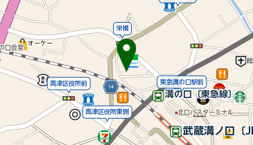 Dione(ディオーネ) 溝の口店の地図画像