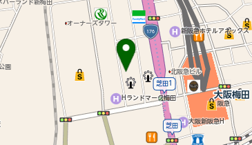 Dione(ディオーネ) 梅田店の地図画像