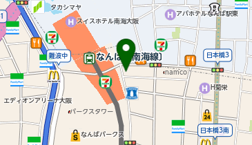 Dione(ディオーネ) なんば店の地図画像