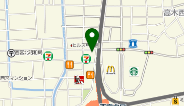 Dione(ディオーネ) 西宮北口店の地図画像