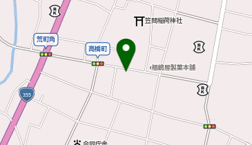和栗や 古-inishie-の地図画像