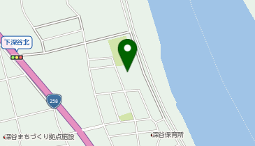 下深谷ポンプ場の地図画像