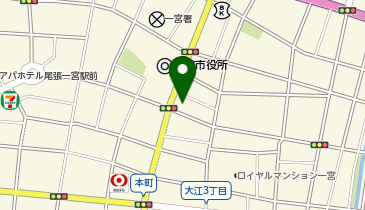 榮美容室 本店の地図画像