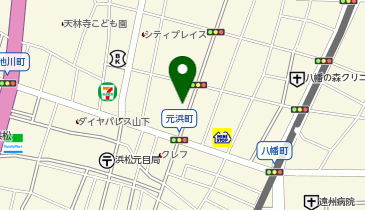 綺羅化粧品浜松 元浜店の地図画像