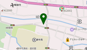 諫早鍼灸院の地図画像