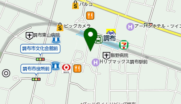 ホットヨガスタジオLAVA(ラバ) 調布南口店の地図画像