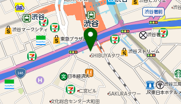 スクウェア・エニックス ガーデンの地図画像