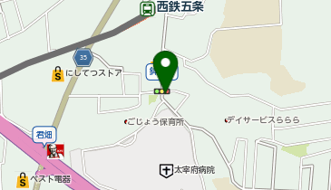 鍼灸整骨院 はりラックス五条の地図画像