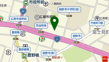 あいおいニッセイ同和損保 広島支店 広島支社の地図画像