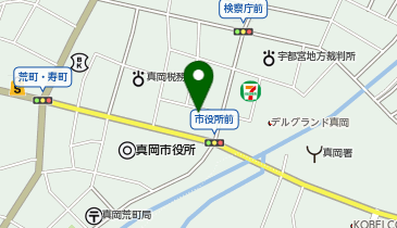 真岡市複合交流拠点施設 monaca(モナカ)の地図画像