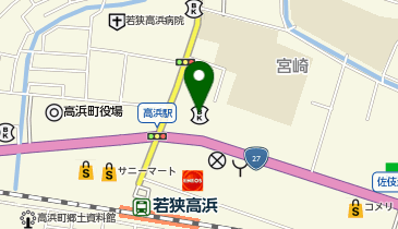福邦銀行 高浜中央支店の地図画像