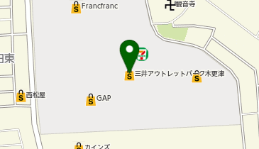 Lunetterie(ルネッテリア) 三井アウトレットパーク 木更津店の地図画像