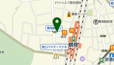サーティワンアイスクリーム 鶴見西口店の地図画像