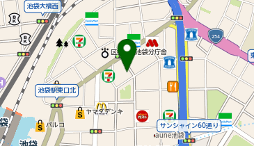 ブラックフォーマルレンタルAmour(アムール)の地図画像