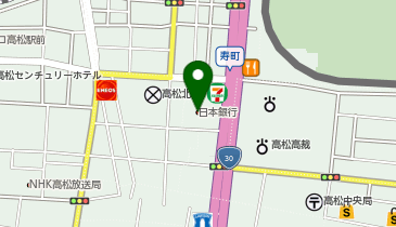 日本銀行 高松支店の地図画像