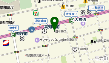 日本銀行 高知支店の地図画像