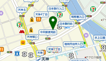 日本銀行 福岡支店の地図画像