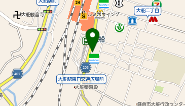 バインミーシンチャオ 大船店の地図画像