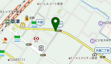 東海東京証券株式会社(あんしん総合サービス) 草津支店の地図画像