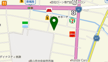 フィッシャーズ富山店の地図画像