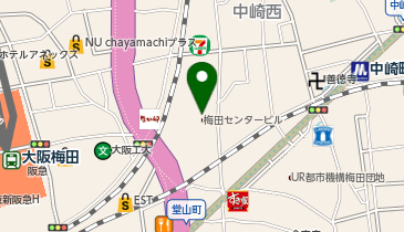 らしんばん 大阪梅田店の地図画像