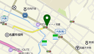 和タコスの地図画像