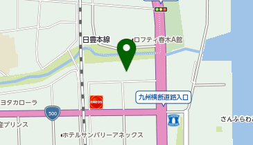 鉄板焼きそば専門店かどや 別府春木川パーク店の地図画像