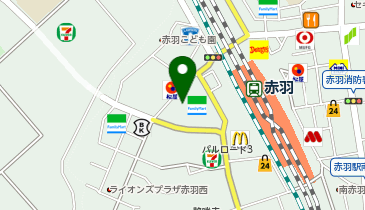 PAPAYA 赤羽ビビオ店の地図画像