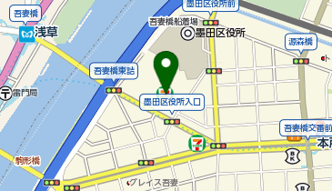 HAIR FOUR SEVEN(ヘアフォーセブン) 吾妻橋店の地図画像