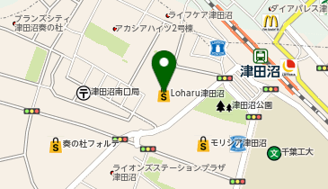 メンズ・カーブス Loharu津田沼店の地図画像