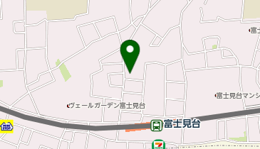 富士見台 そ食 らくだの地図画像