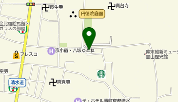 京うどん 維新の地図画像
