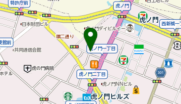 THE CROWN(ザ クラウン) 東京虎ノ門の地図画像