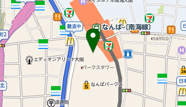ウインズ難波の地図画像