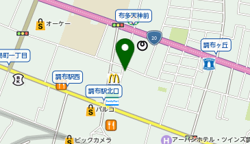 鬼太郎茶屋の地図画像