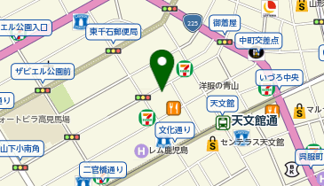 麺屋あぶらや 天文館本店の地図画像