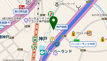 神戸駅前バス整理場の地図画像