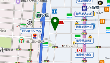 ほしよみ堂 大阪アメ村店の地図画像