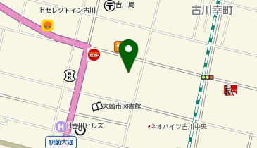 オータ 古川店の地図画像
