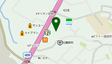 サンシャイン 城間店の地図画像